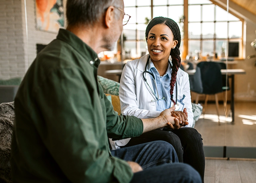 Physician with Patient