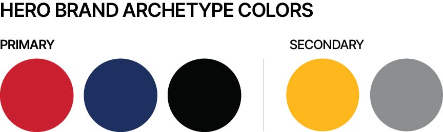Hero Brand Archetype Colors