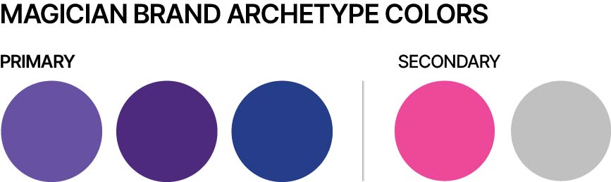 Magician Brand Archetype Colors