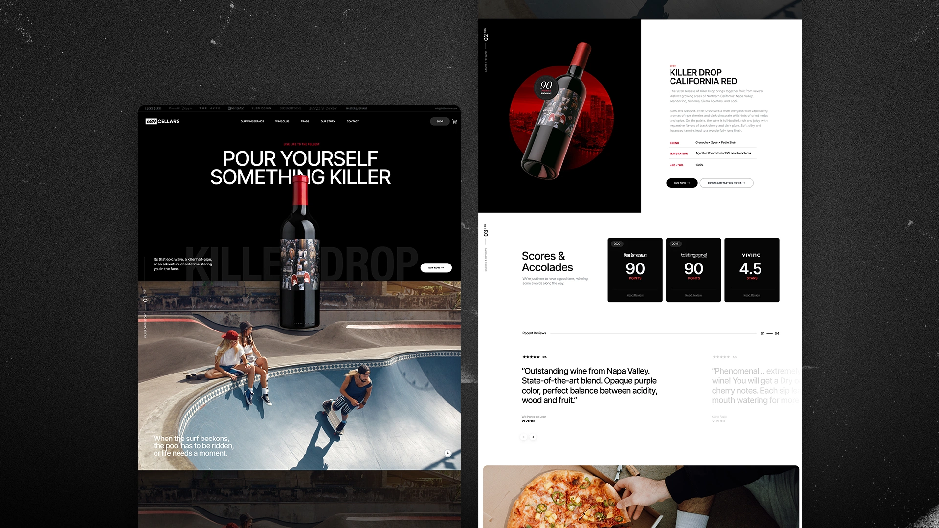 689 Cellars Website Design