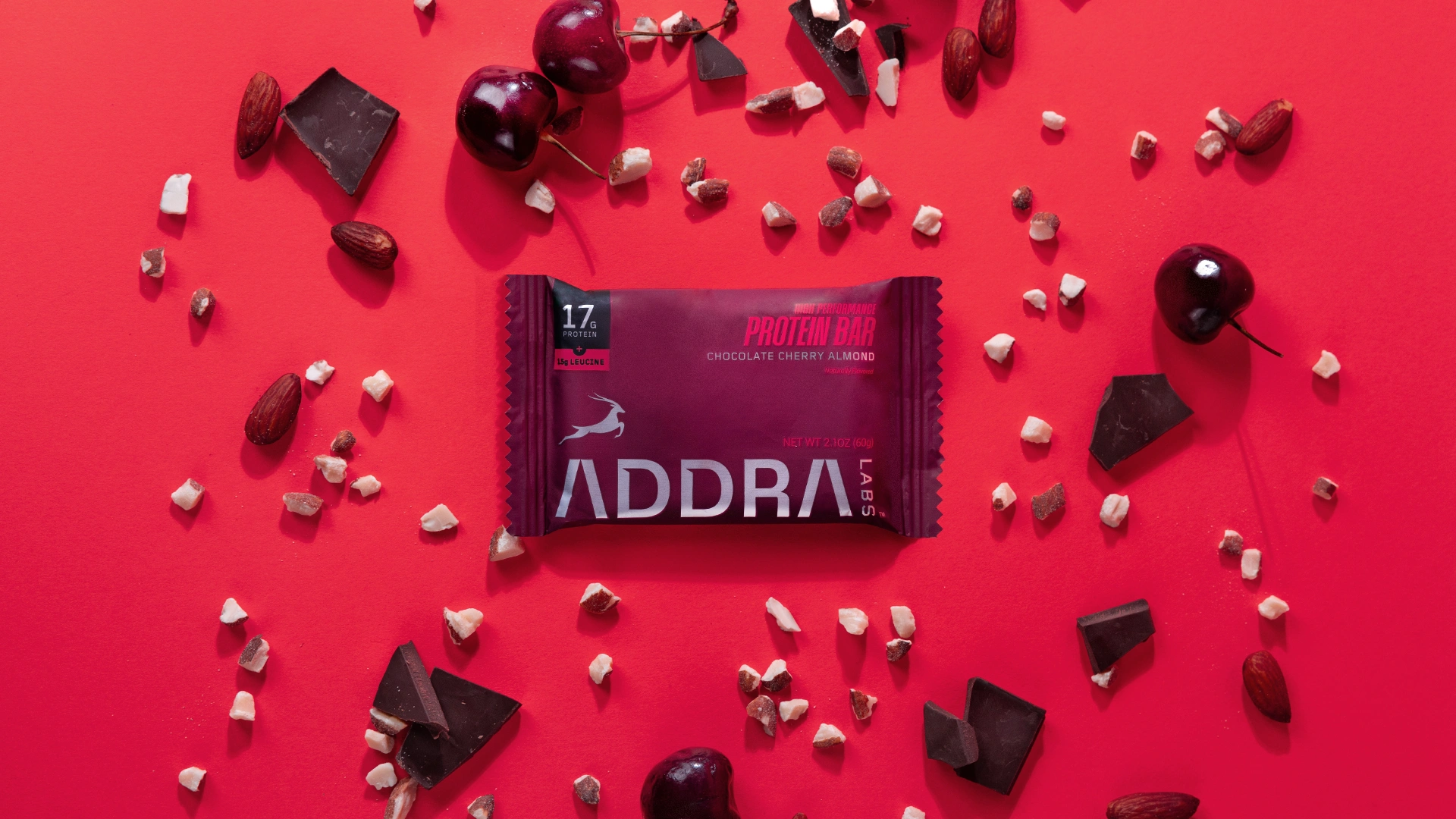 ADDRA Labs Chocolate Cherry Almond Protein Bar