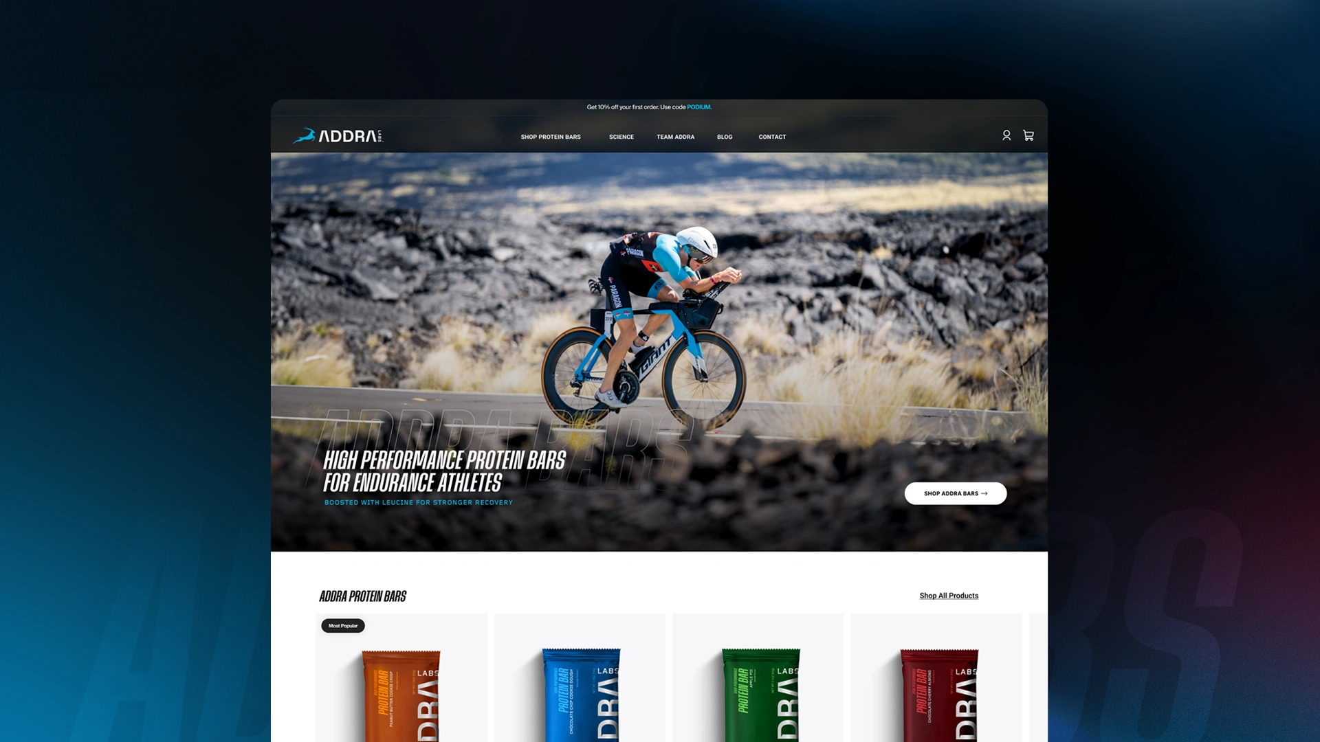 ADDRA Website Design
