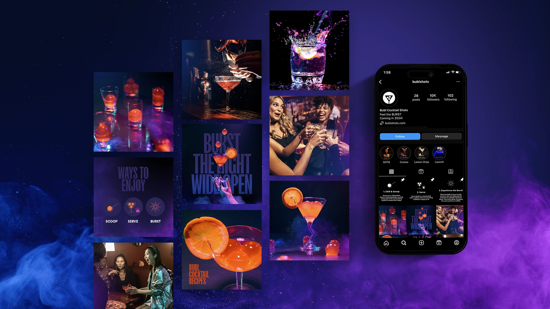 BUBL Social Media Design