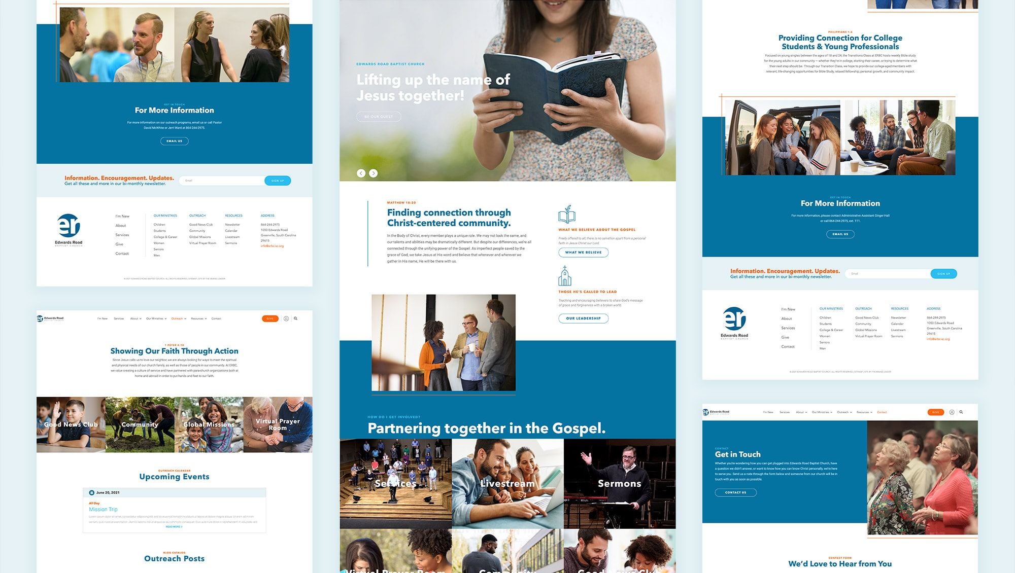 Edwards Road Baptist Church Website 2