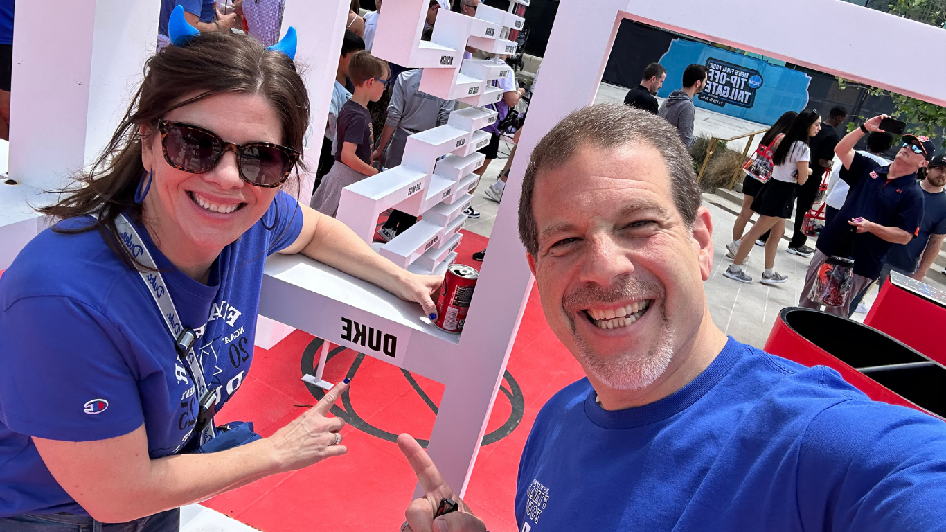 Geoff Wasserman, owner of The Brand Leader, at the 2025 Final Four