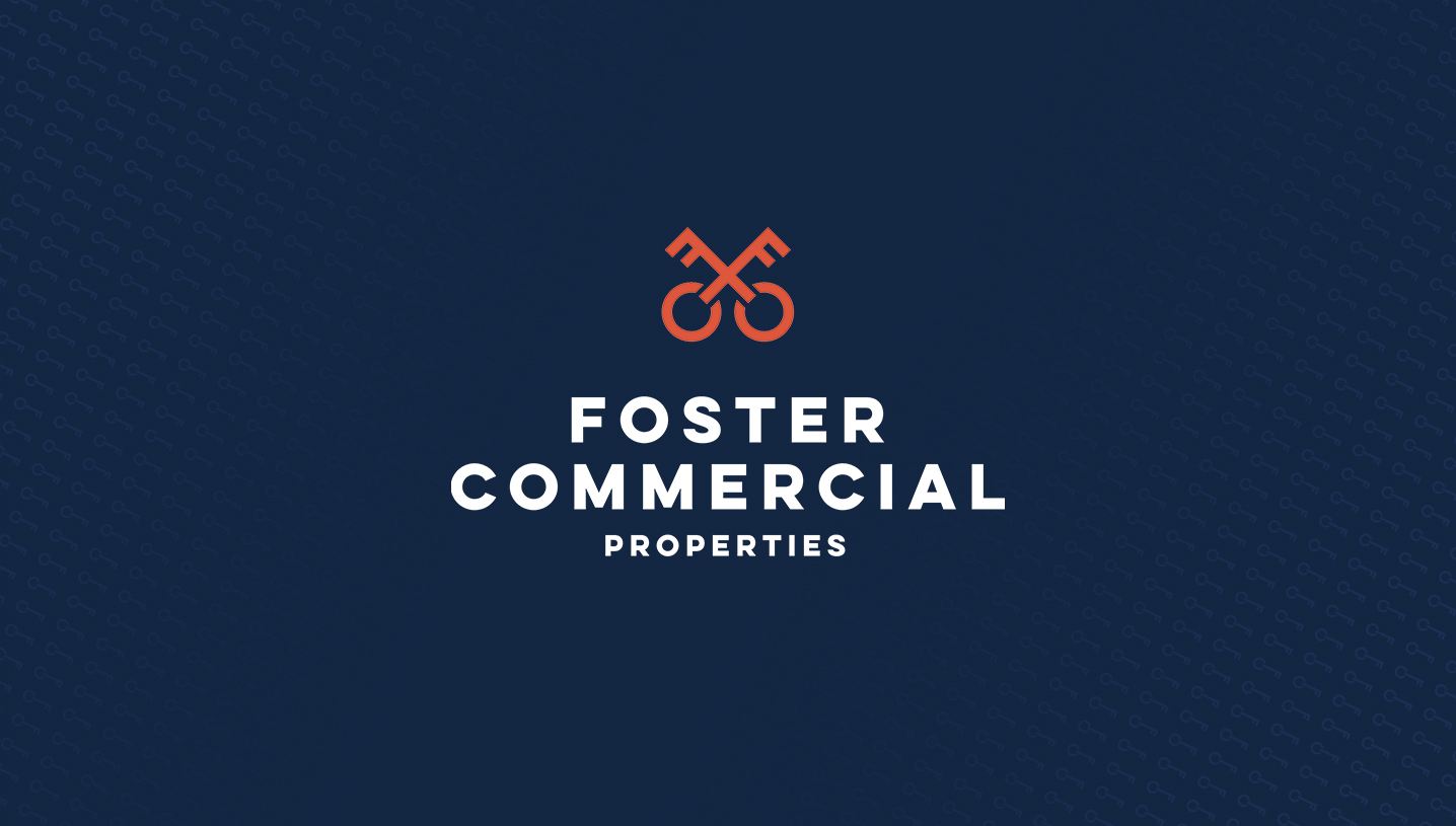 Foster Commercial Properties branding design logo 1