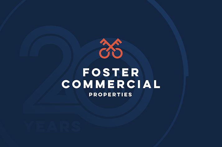 Foster Commercial Properties branding design logo 3 1