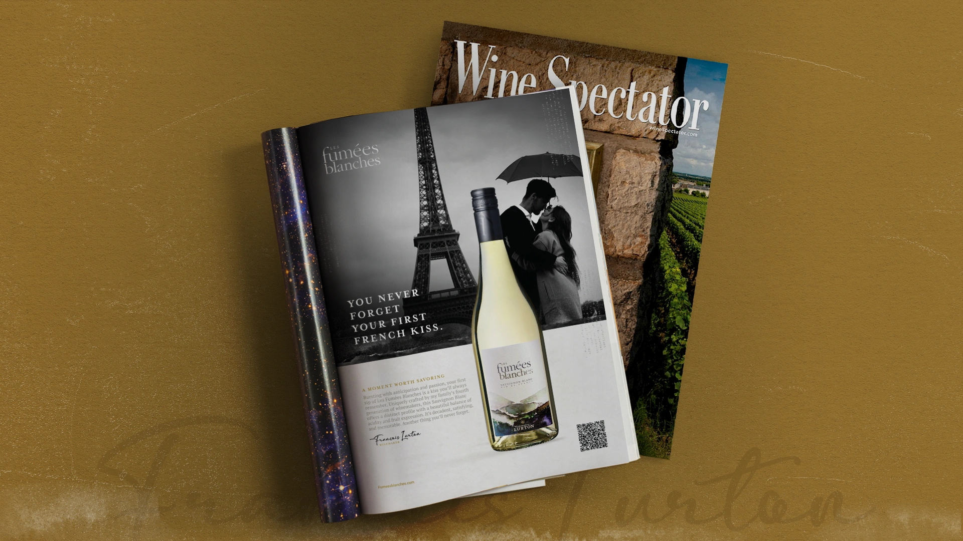 Fumees Wine Spectator Ad