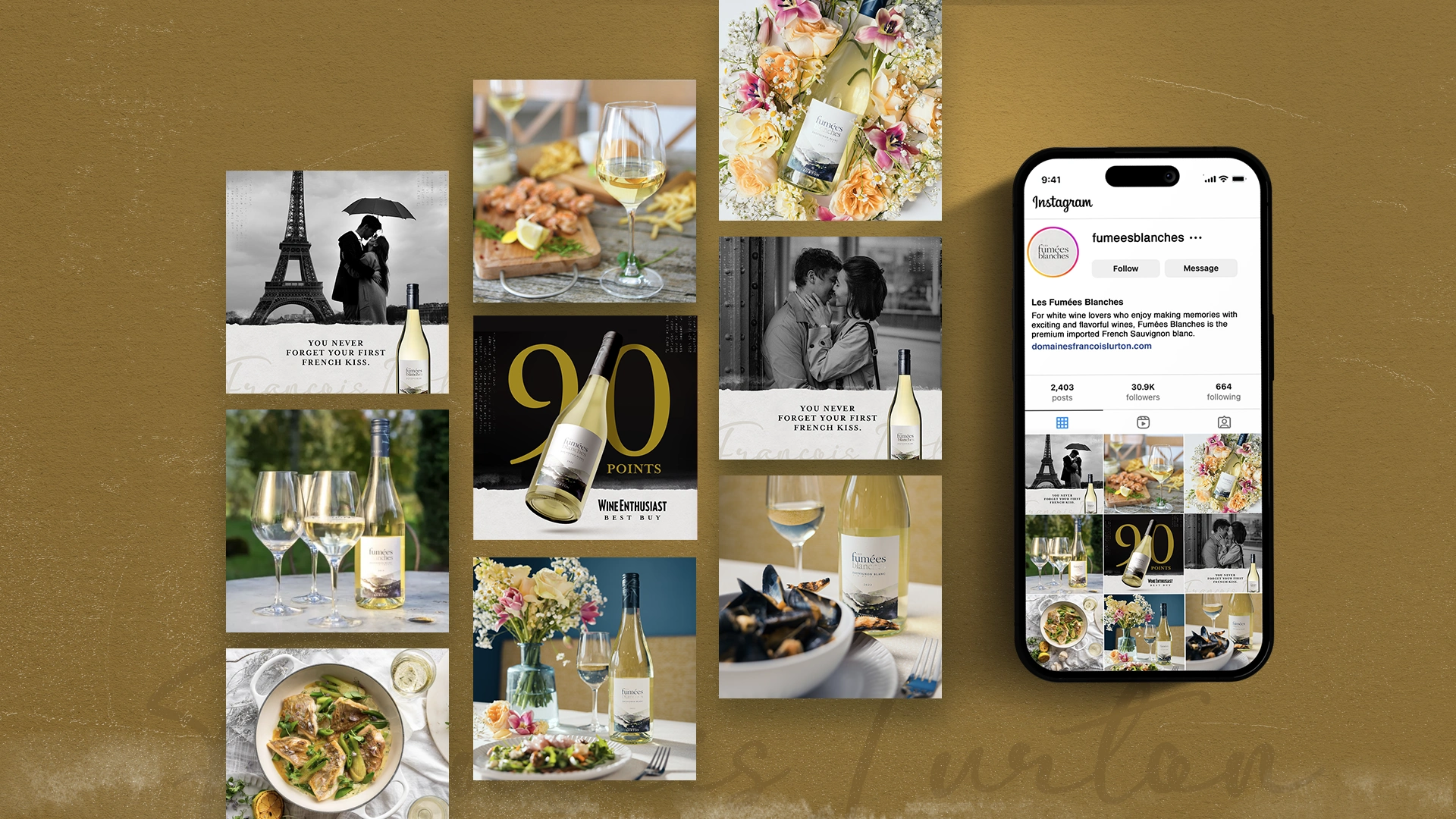 Fumees Blanches Social Media Design