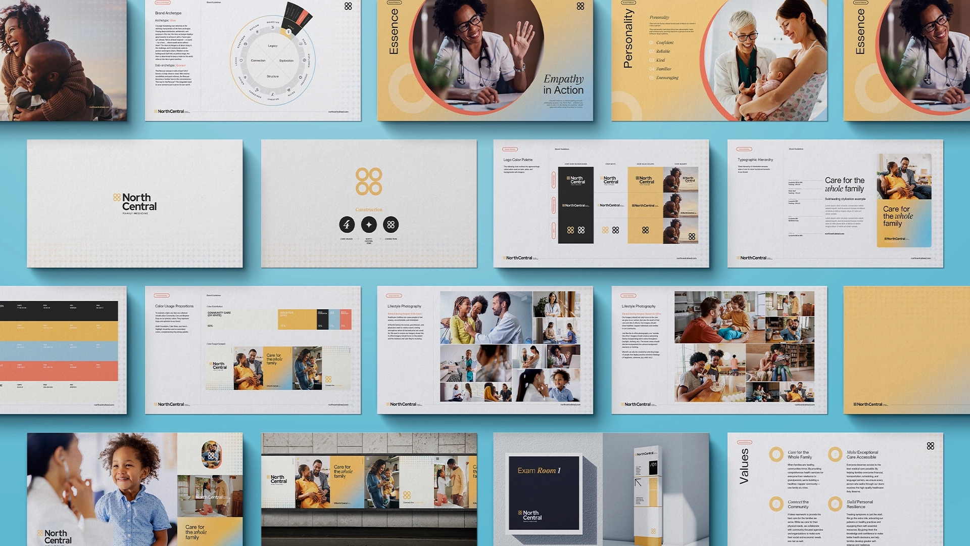 Brand guideline pages