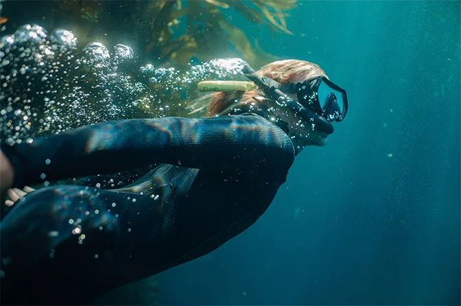 Ventura County Coast scuba diver