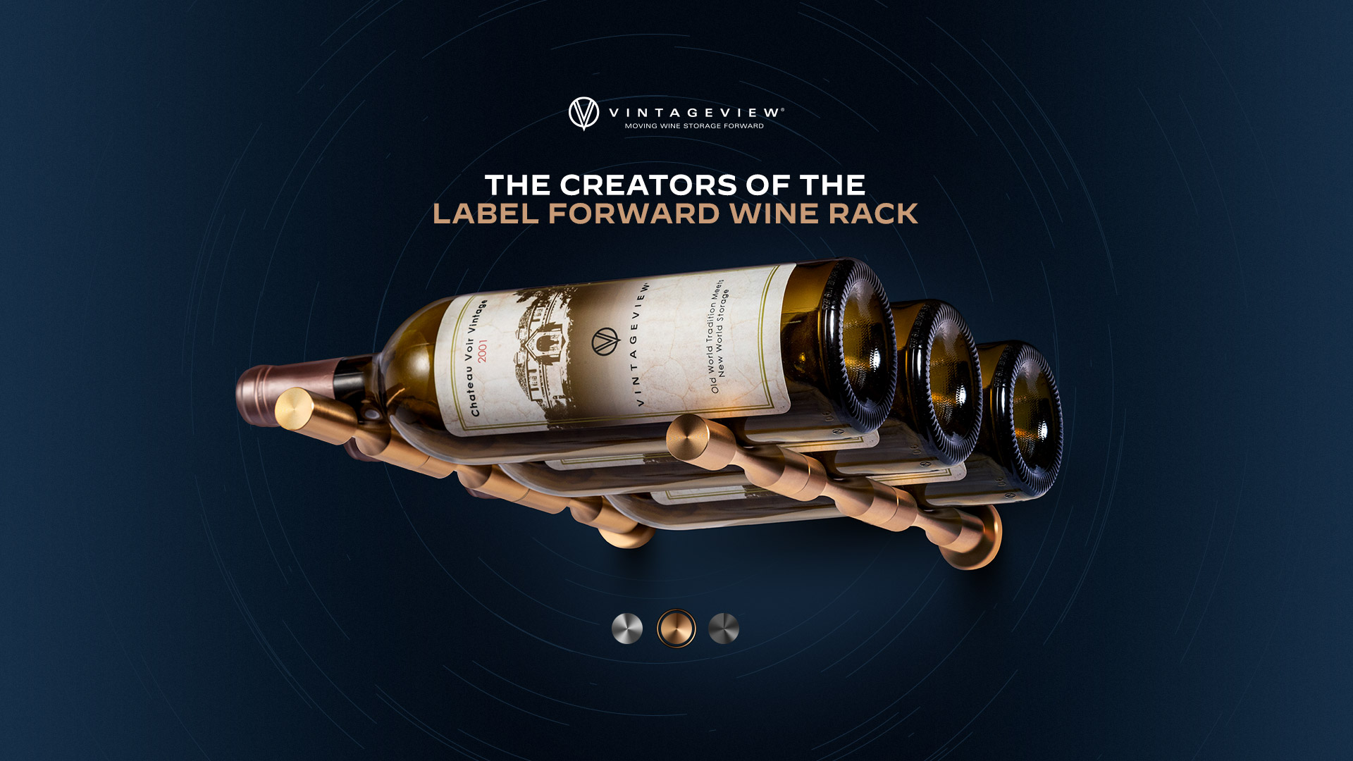 Vintage View wine branding design 1