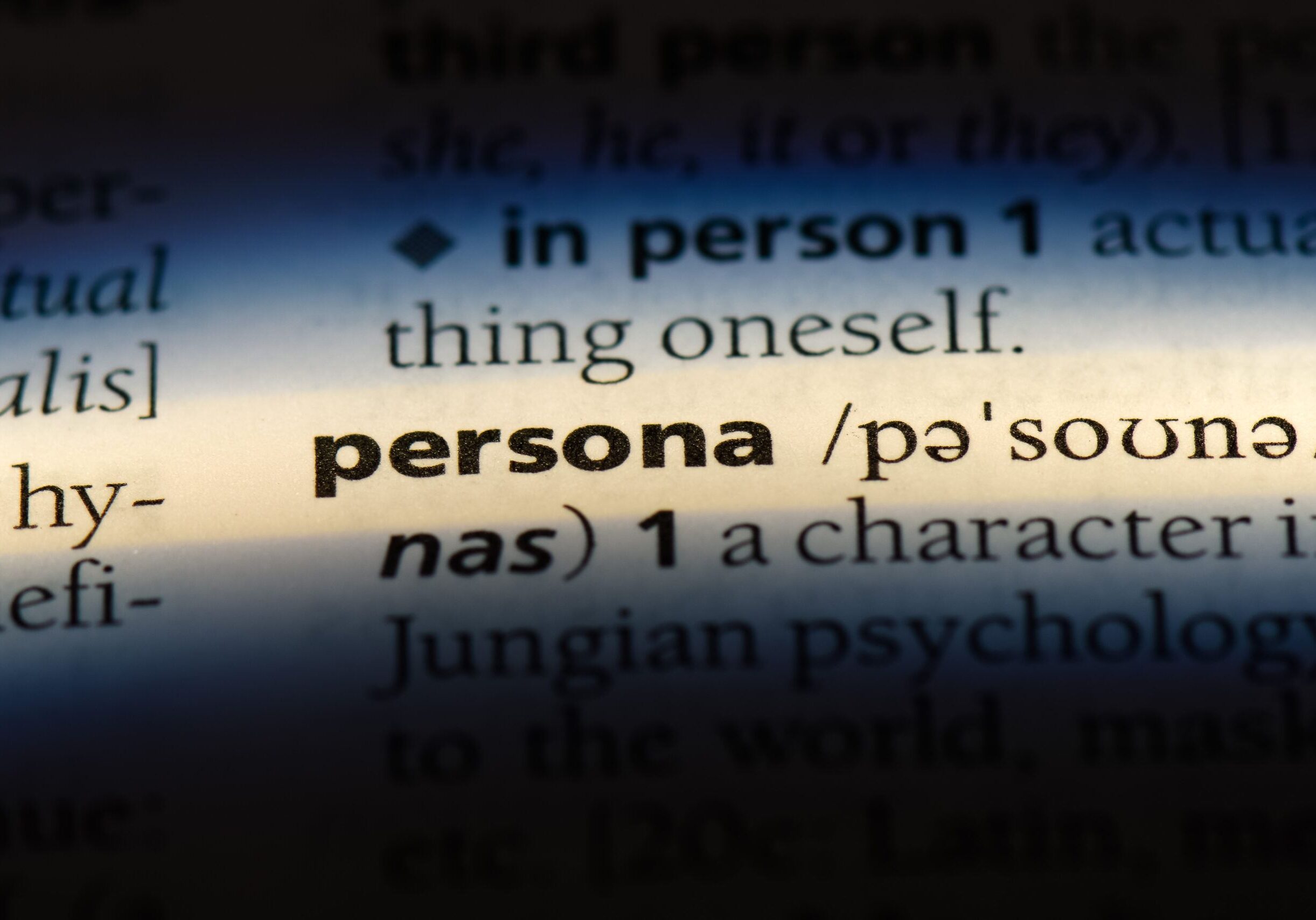 Persona,Word,In,A,Dictionary.,Persona,Concept.