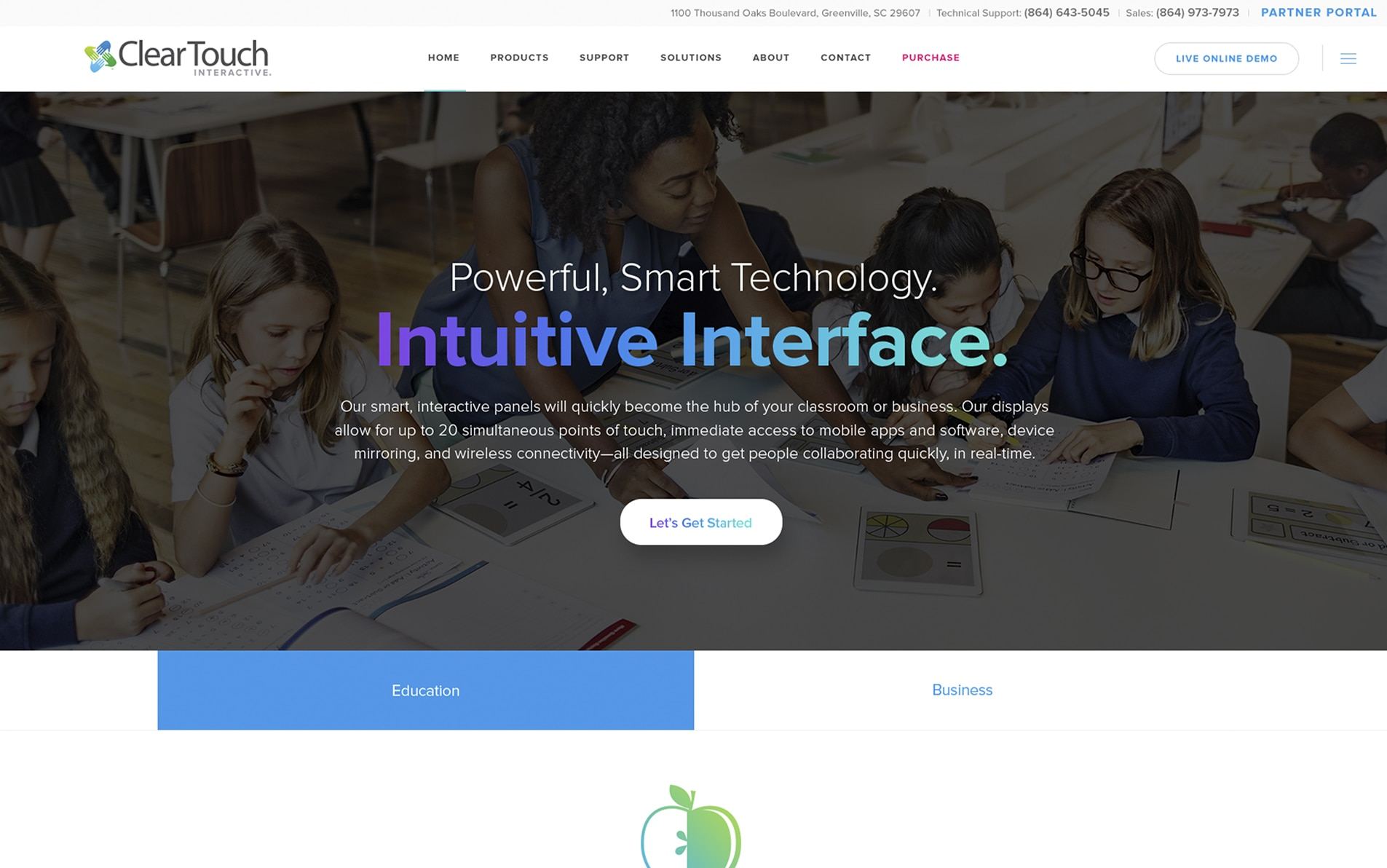 clear touch website laptop stillshotrevised