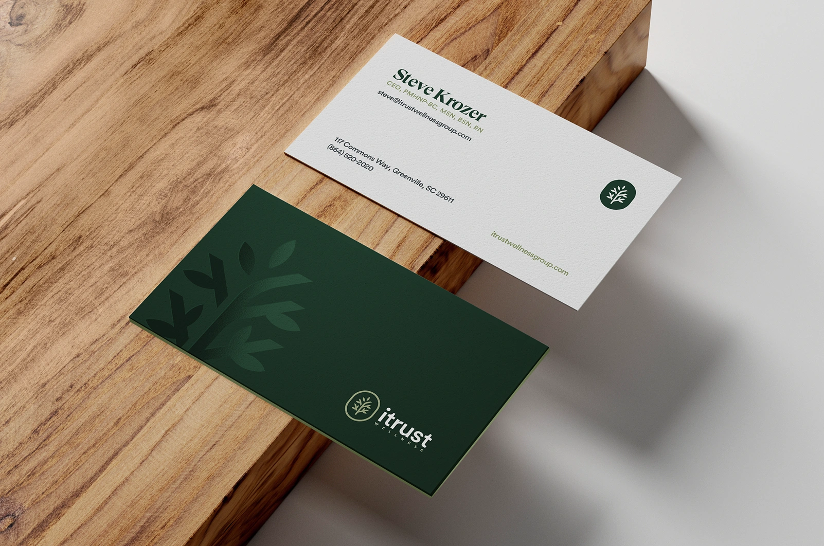 itrust business card designs copy