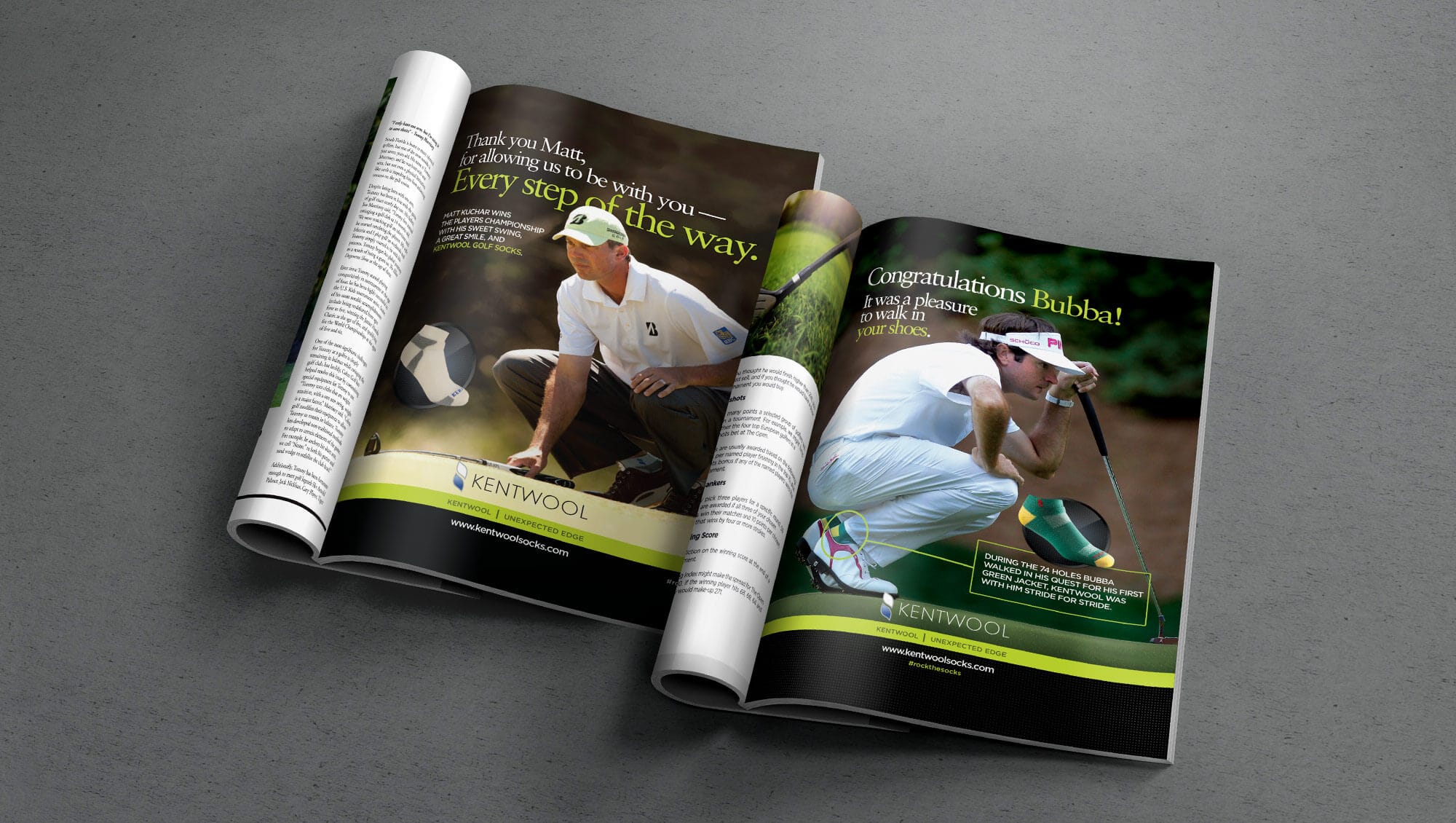 kentwool print ads golf champions 1