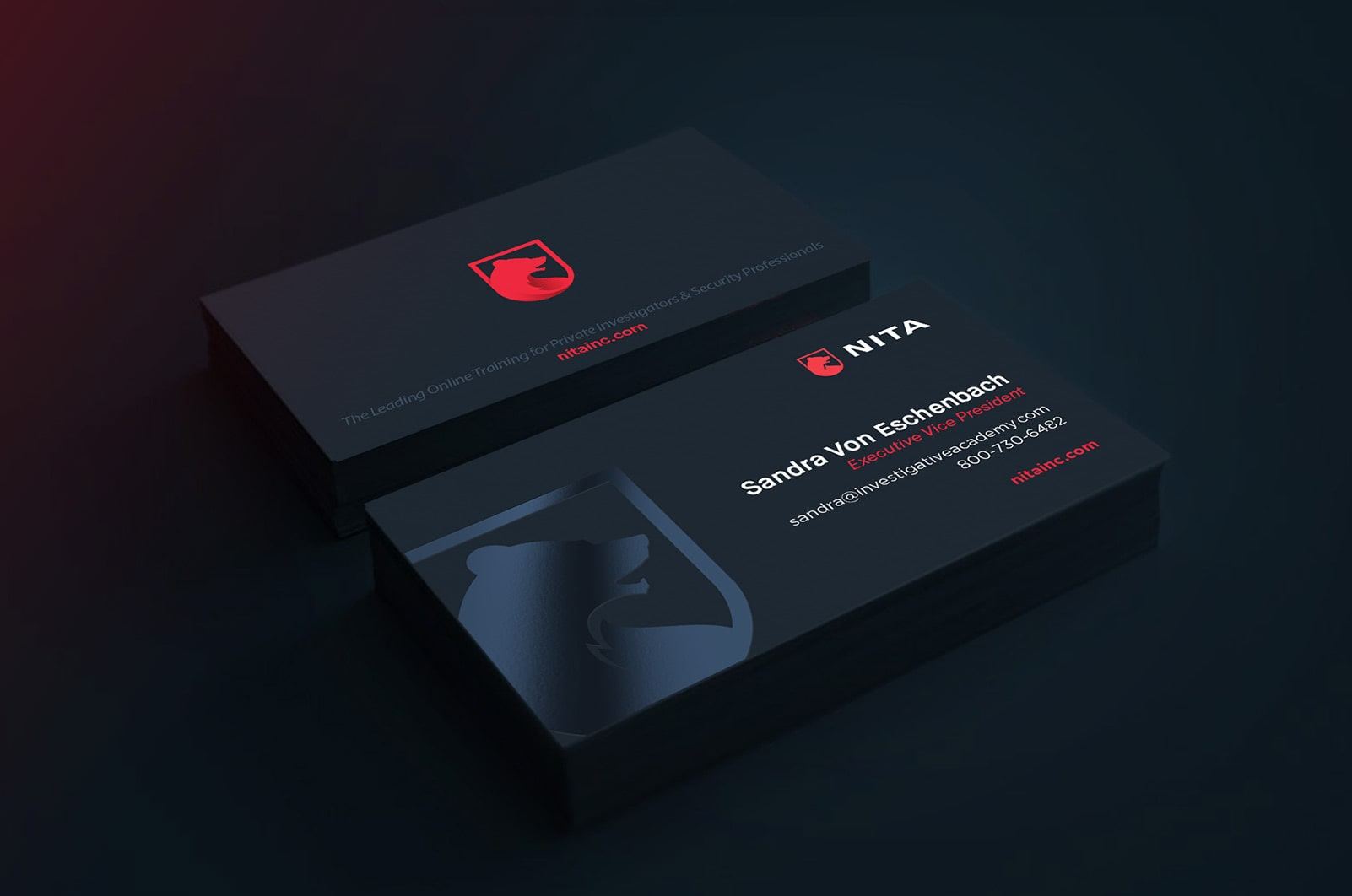 nita business card design
