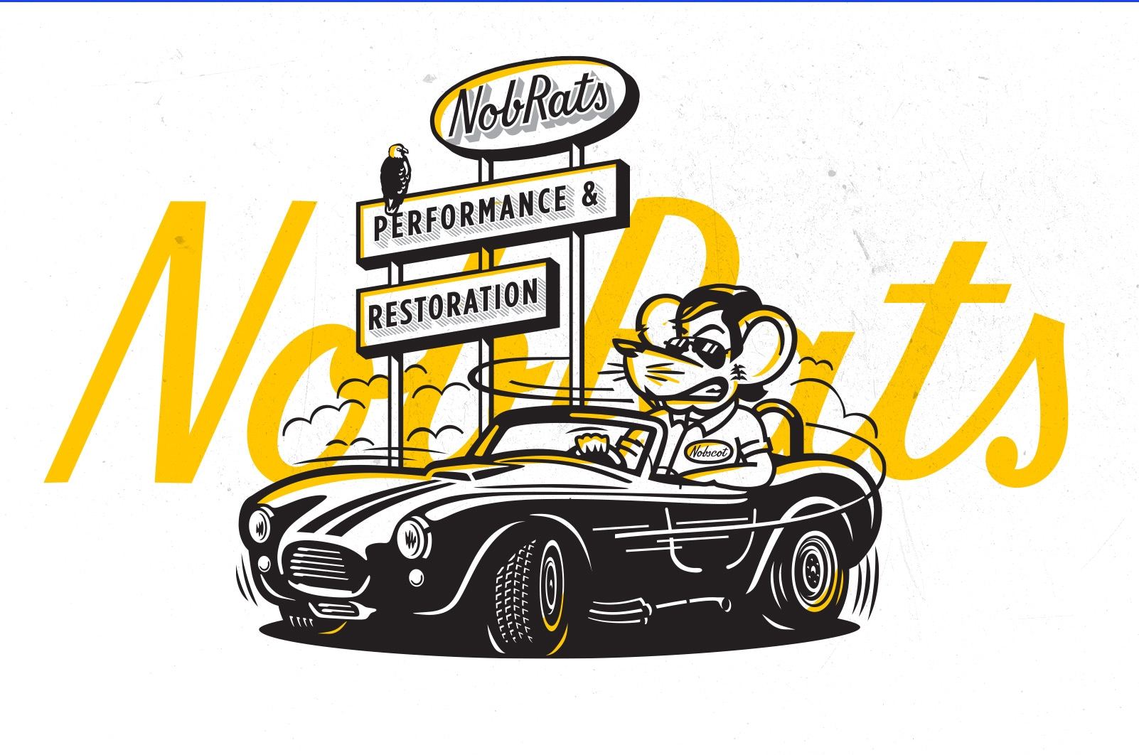 nob rats illustration design