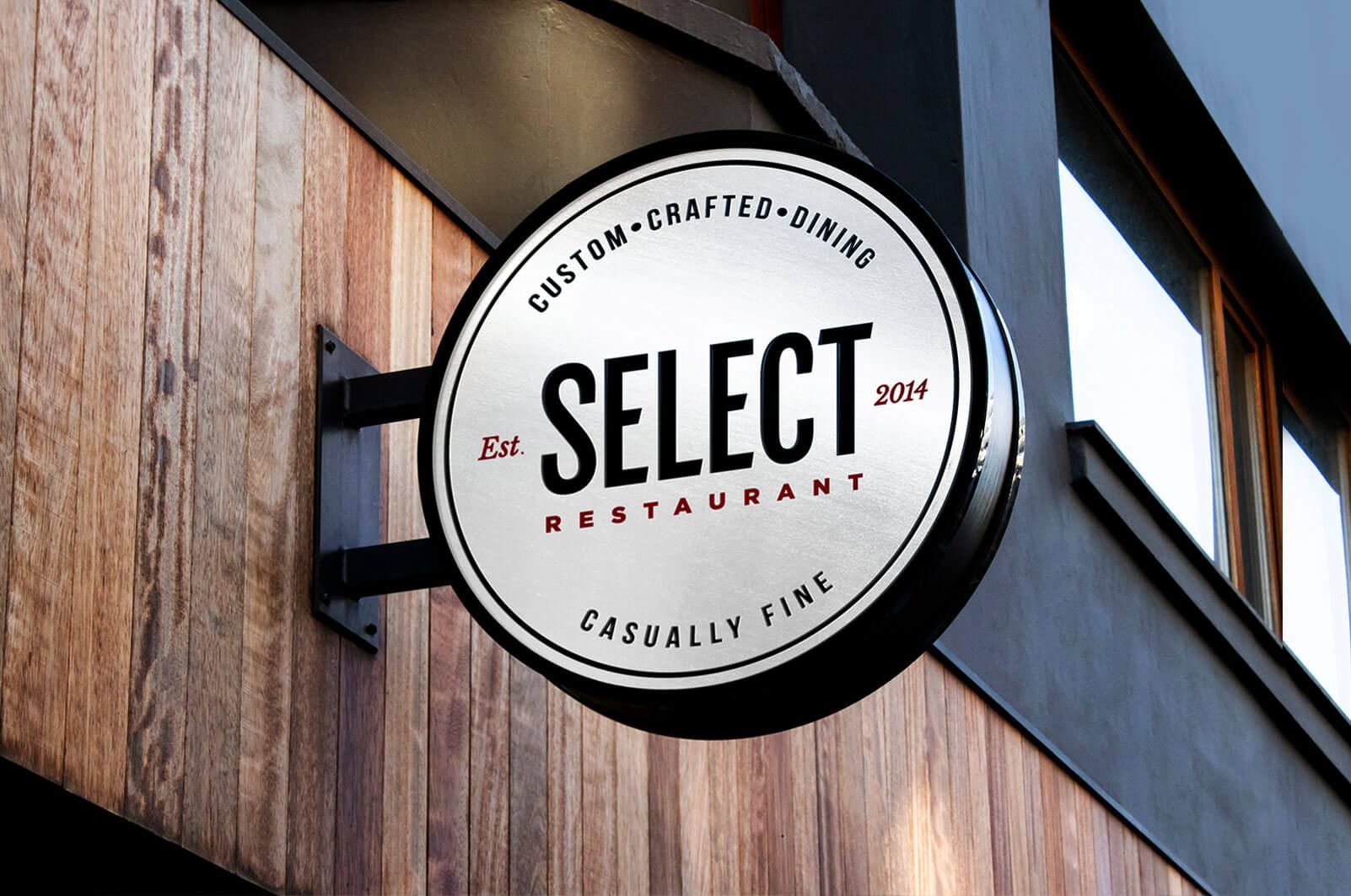 select outdoor signage branding 1